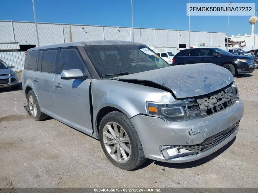 2FMGK5D88JBA07232 2018 Ford Flex Limited