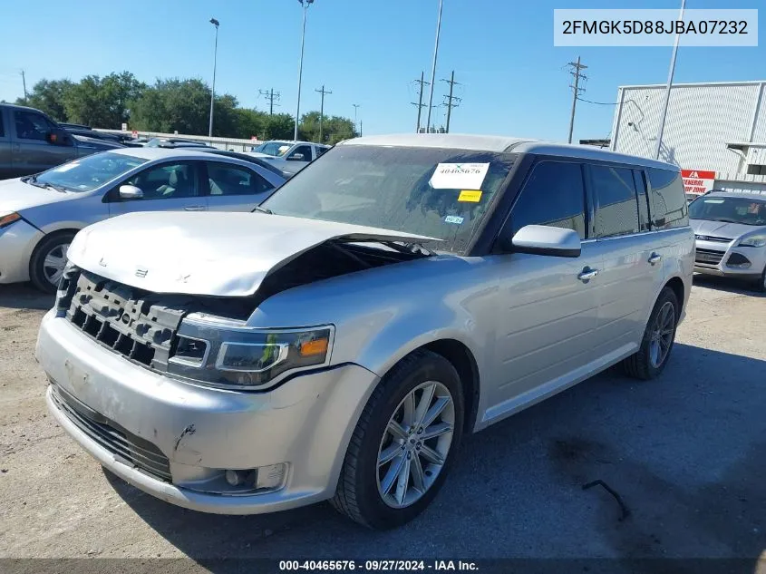 2FMGK5D88JBA07232 2018 Ford Flex Limited