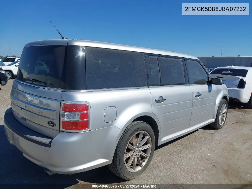 2FMGK5D88JBA07232 2018 Ford Flex Limited