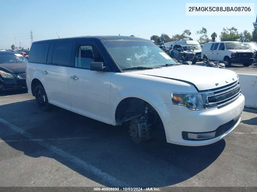 2FMGK5C88JBA08706 2018 Ford Flex Sel