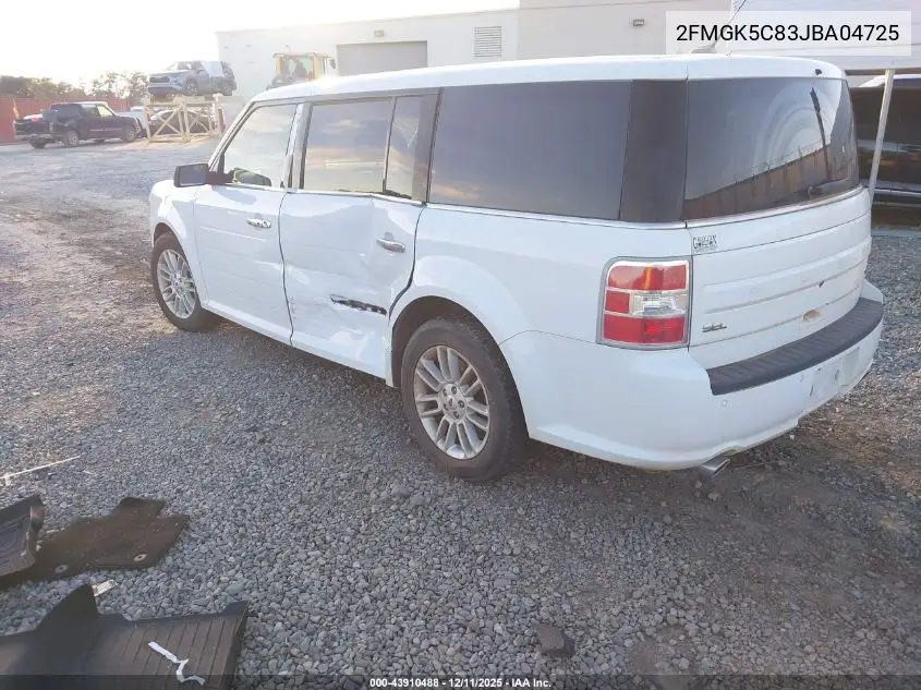 2FMGK5C83JBA04725 2018 Ford Flex Sel