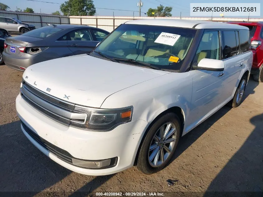 2FMGK5D85KBA12681 2019 Ford Flex Limited