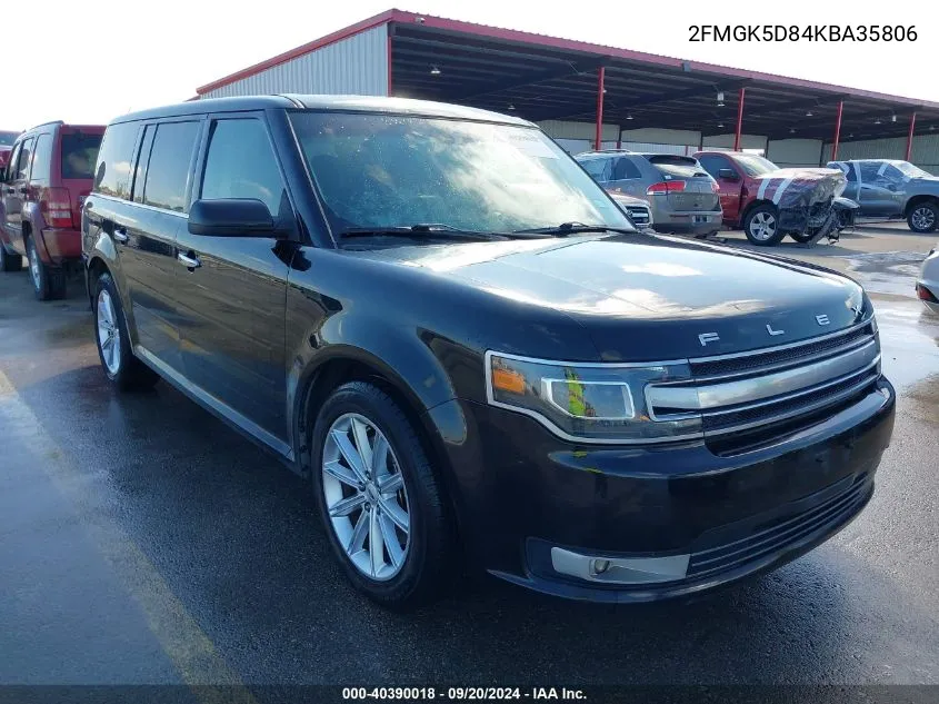 2FMGK5D84KBA35806 2019 Ford Flex Limited