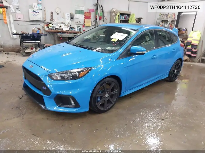 WF0DP3TH4G4112736 2016 Ford Focus Rs