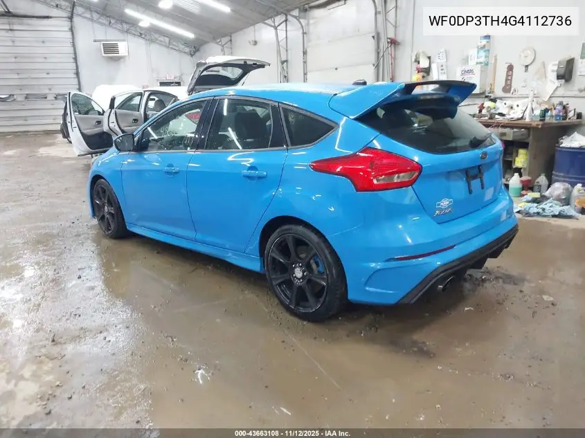 WF0DP3TH4G4112736 2016 Ford Focus Rs