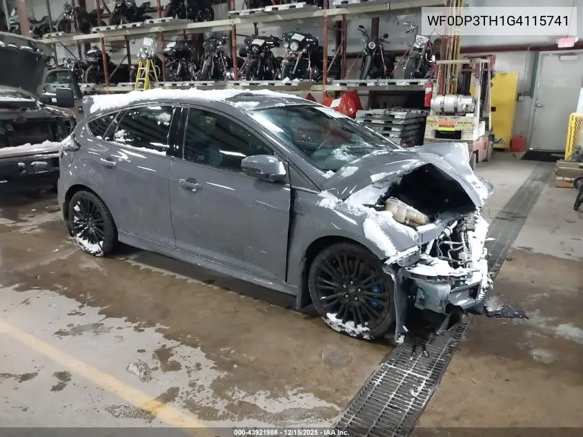 WF0DP3TH1G4115741 2016 Ford Focus Rs