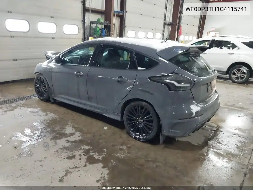 WF0DP3TH1G4115741 2016 Ford Focus Rs