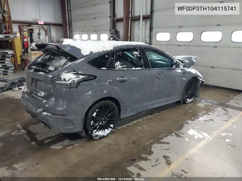 WF0DP3TH1G4115741 2016 Ford Focus Rs