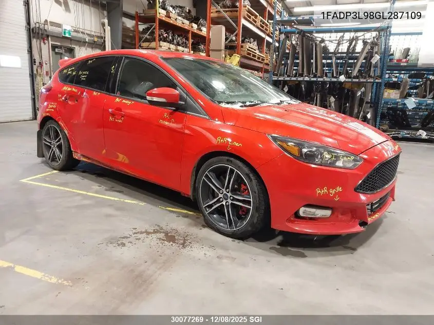 1FADP3L98GL287109 2016 Ford Focus St