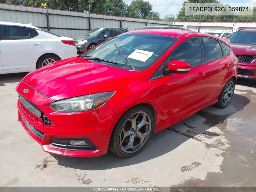 1FADP3L92GL359874 2016 Ford Focus St