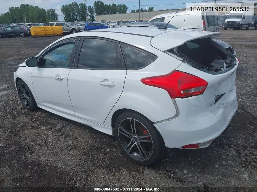 1FADP3L95GL265536 2016 Ford Focus St