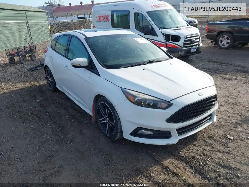 1FADP3L95JL209443 2018 Ford Focus St