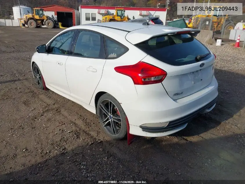 1FADP3L95JL209443 2018 Ford Focus St