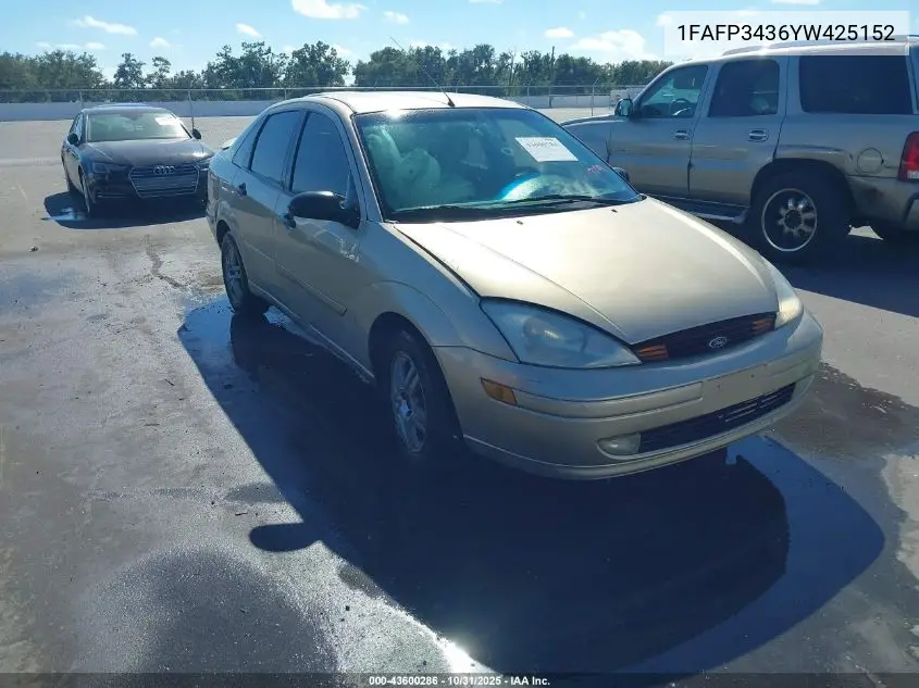 1FAFP3436YW425152 2000 Ford Focus Se