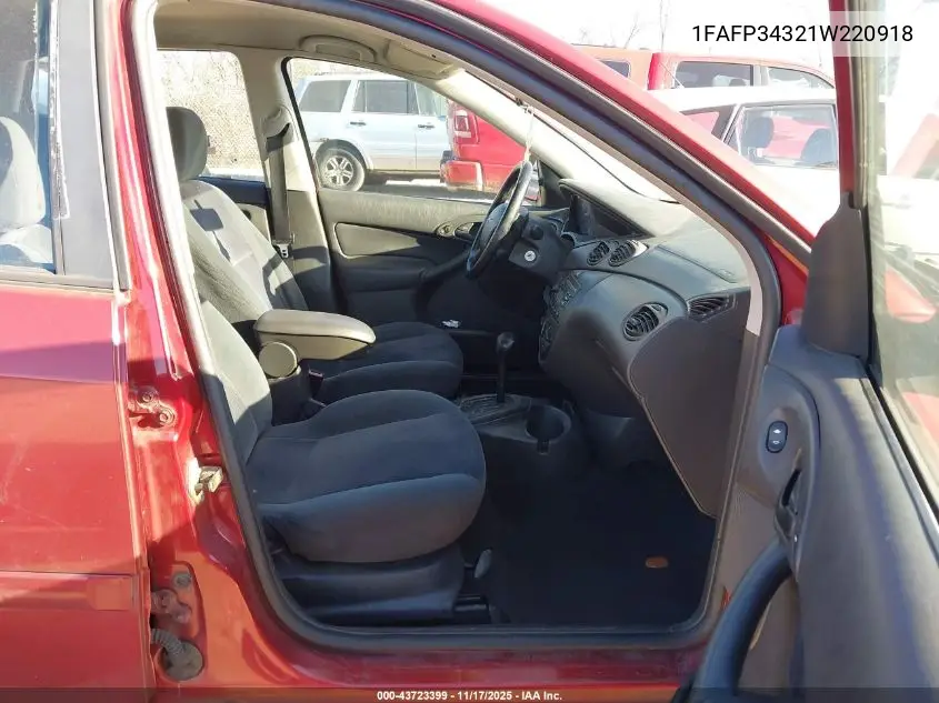 1FAFP34321W220918 2001 Ford Focus Se