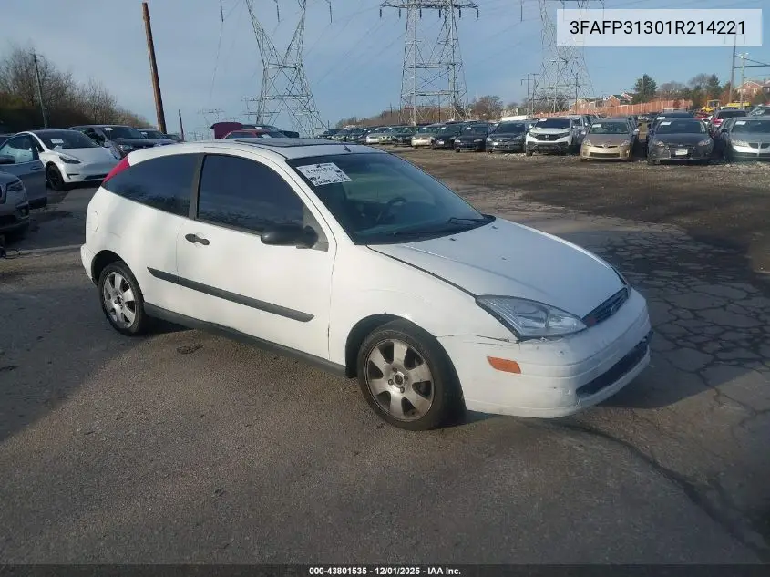 3FAFP31301R214221 2001 Ford Focus Zx3