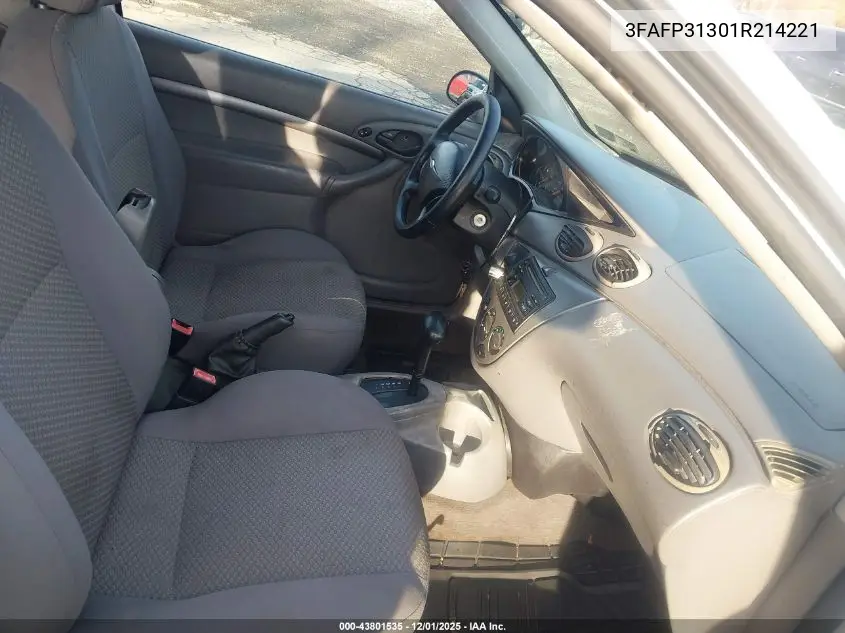 3FAFP31301R214221 2001 Ford Focus Zx3