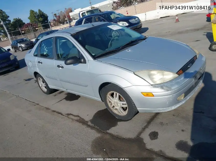 1FAHP34391W108416 2001 Ford Focus Se