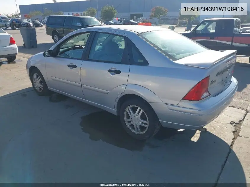 1FAHP34391W108416 2001 Ford Focus Se
