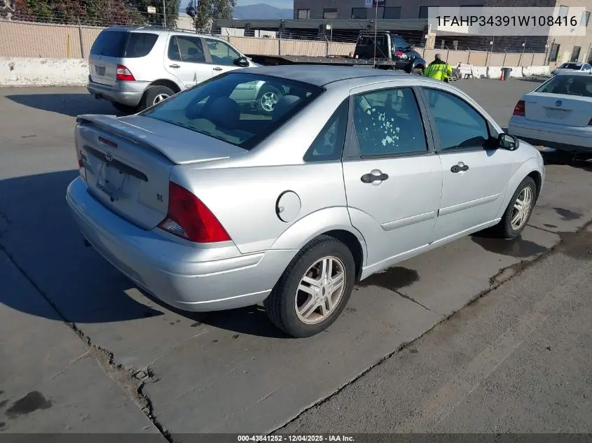 1FAHP34391W108416 2001 Ford Focus Se