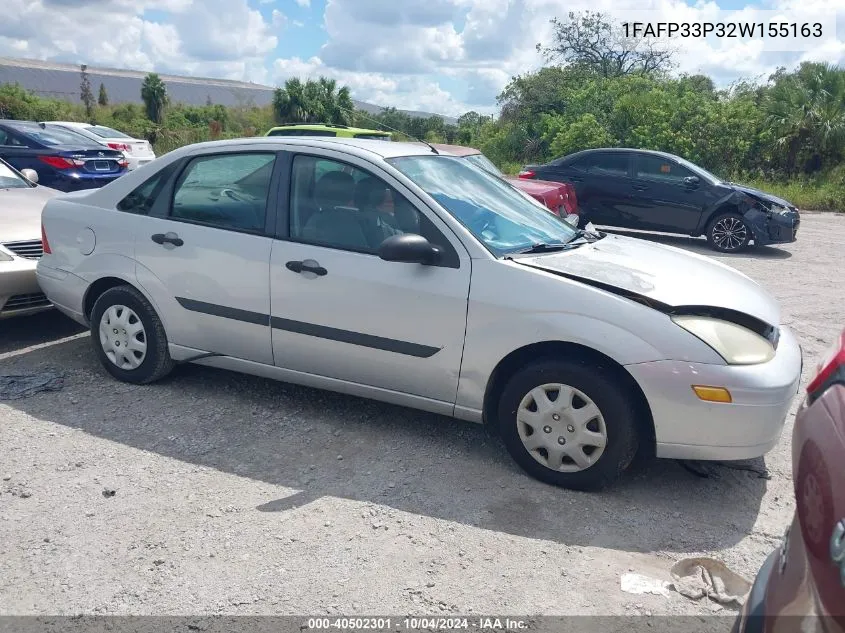 1FAFP33P32W155163 2002 Ford Focus Lx