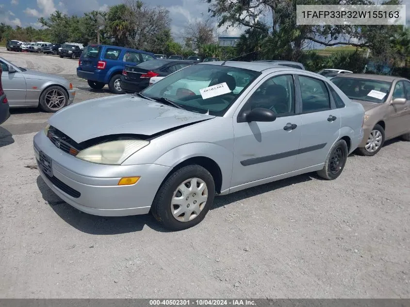 1FAFP33P32W155163 2002 Ford Focus Lx