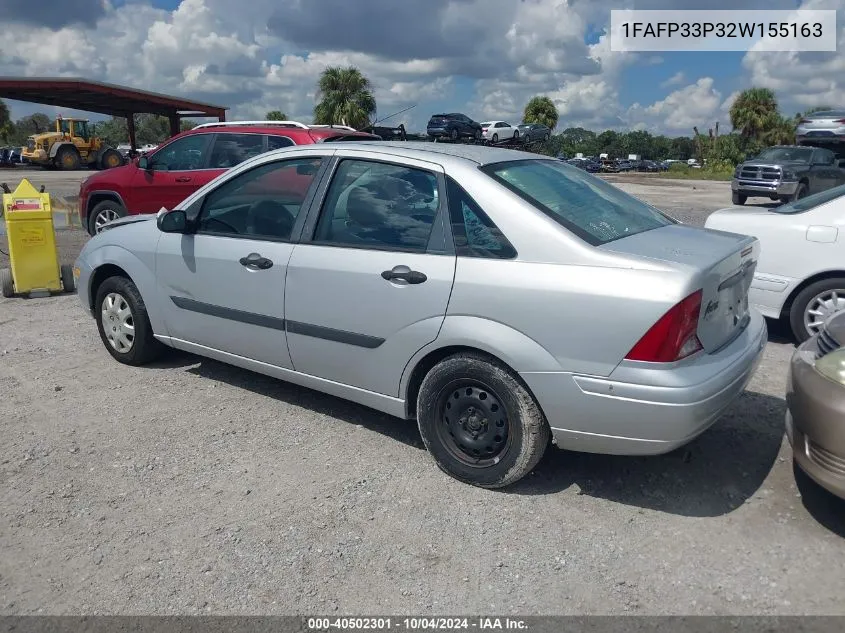 1FAFP33P32W155163 2002 Ford Focus Lx