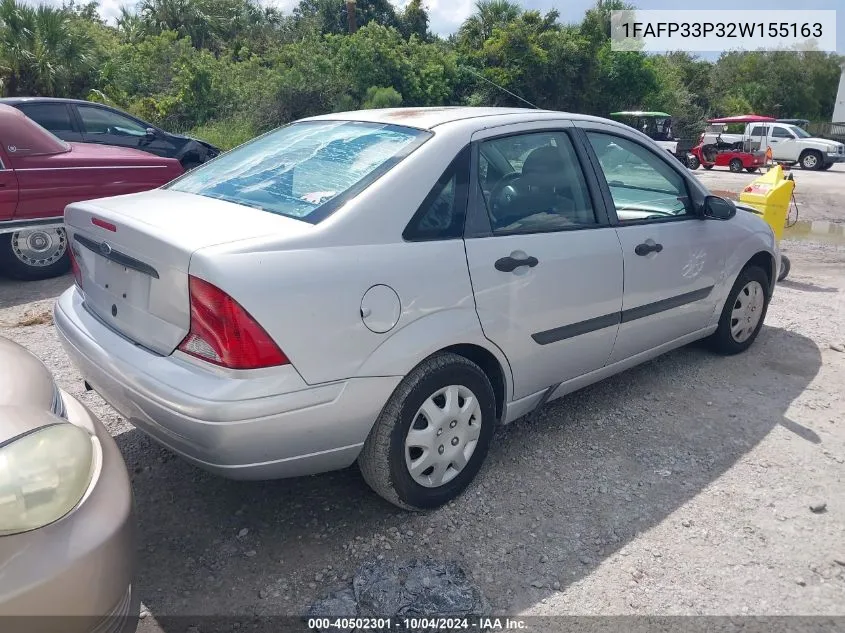 1FAFP33P32W155163 2002 Ford Focus Lx