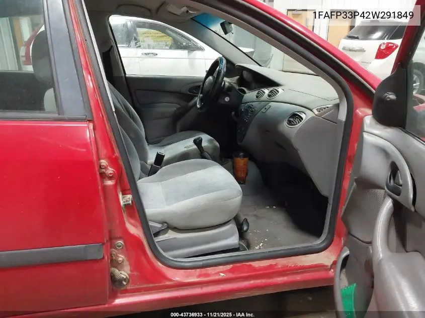 1FAFP33P42W291849 2002 Ford Focus Lx