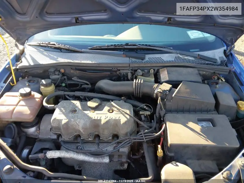 1FAFP34PX2W354984 2002 Ford Focus Se