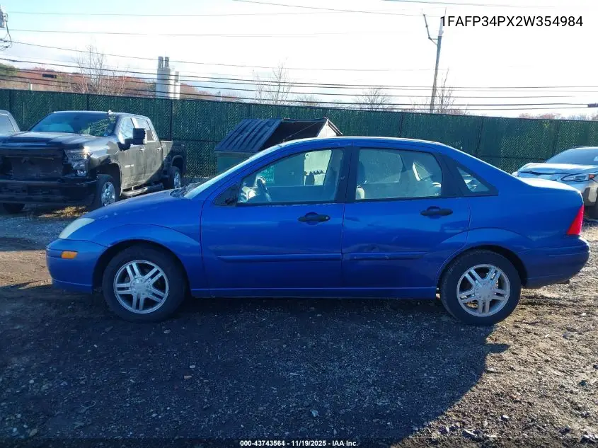 1FAFP34PX2W354984 2002 Ford Focus Se