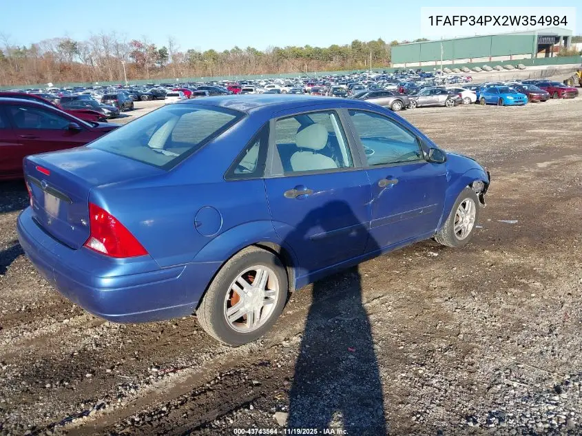 1FAFP34PX2W354984 2002 Ford Focus Se