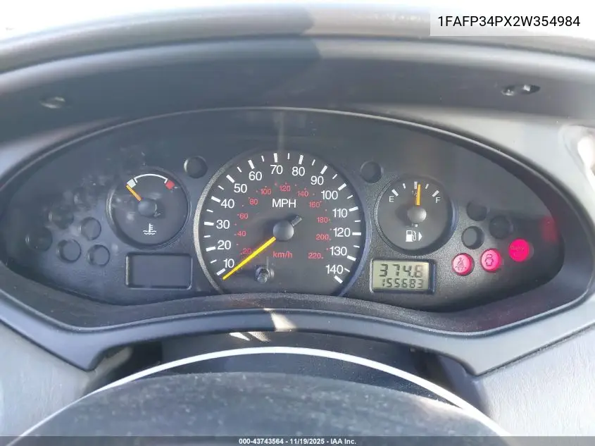 1FAFP34PX2W354984 2002 Ford Focus Se