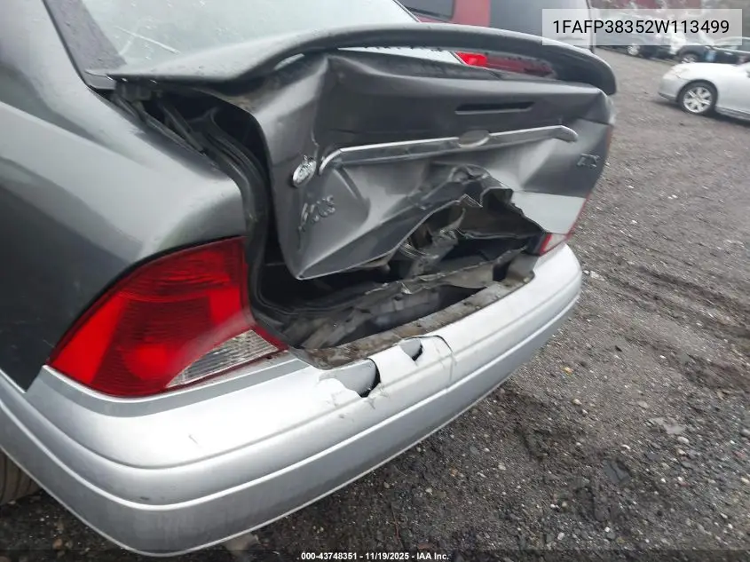 1FAFP38352W113499 2002 Ford Focus Zts