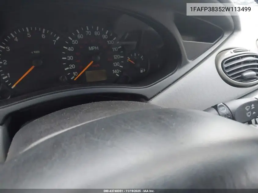 1FAFP38352W113499 2002 Ford Focus Zts