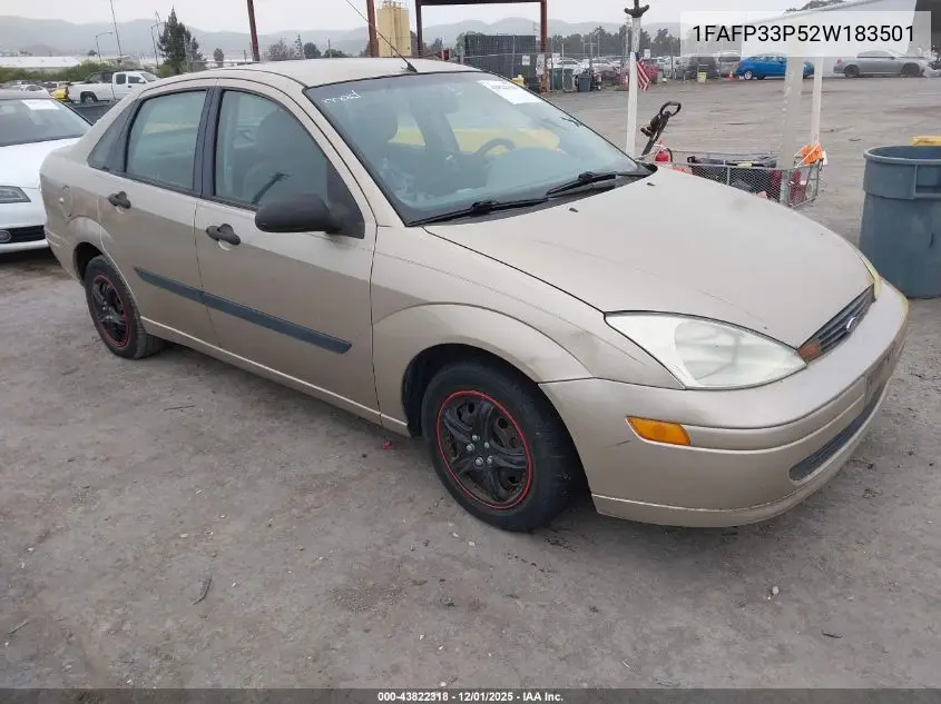 1FAFP33P52W183501 2002 Ford Focus Lx