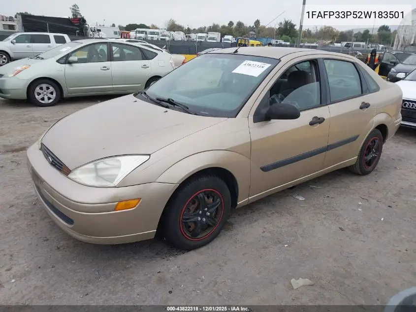 1FAFP33P52W183501 2002 Ford Focus Lx