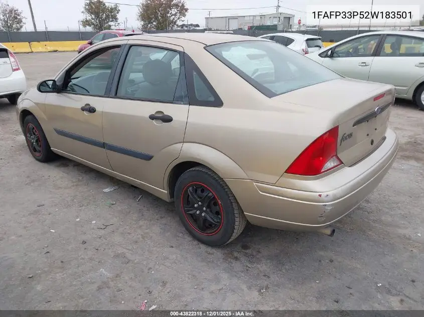 1FAFP33P52W183501 2002 Ford Focus Lx