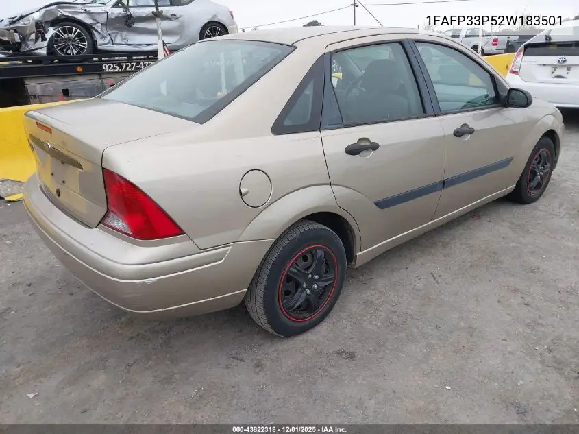 1FAFP33P52W183501 2002 Ford Focus Lx