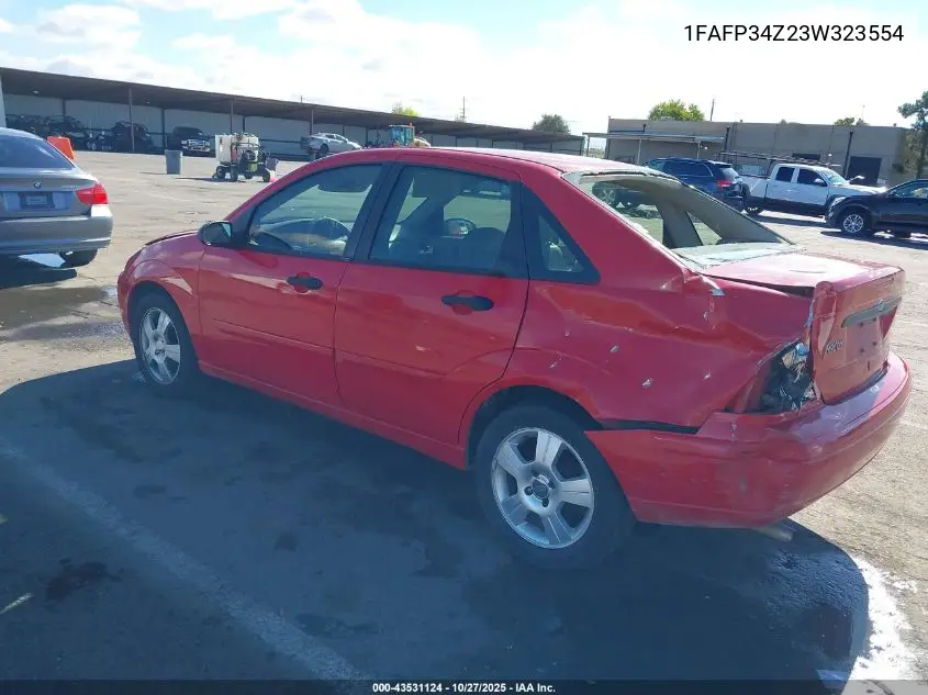 1FAFP34Z23W323554 2003 Ford Focus Se