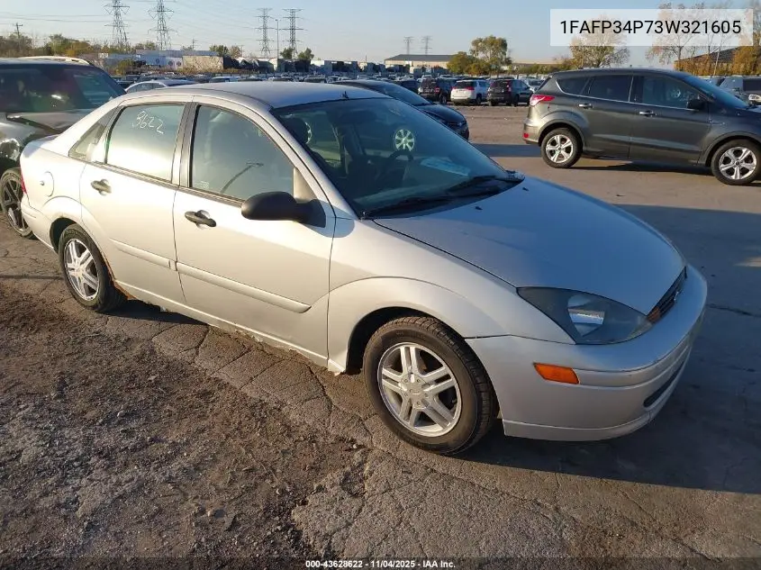 1FAFP34P73W321605 2003 Ford Focus Se