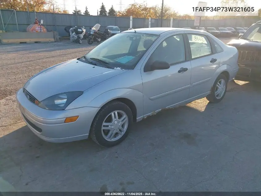 1FAFP34P73W321605 2003 Ford Focus Se