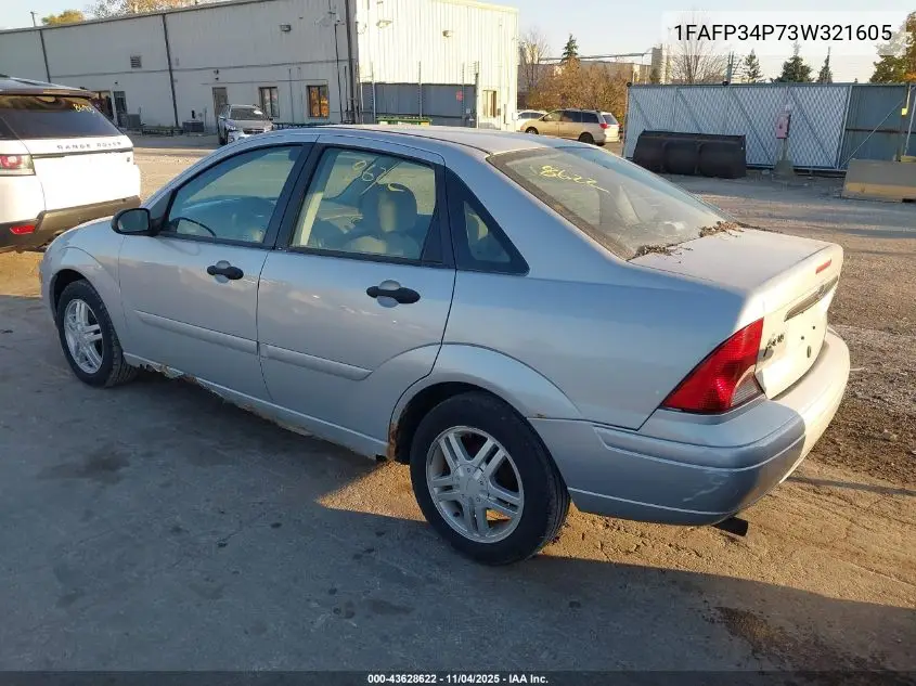1FAFP34P73W321605 2003 Ford Focus Se