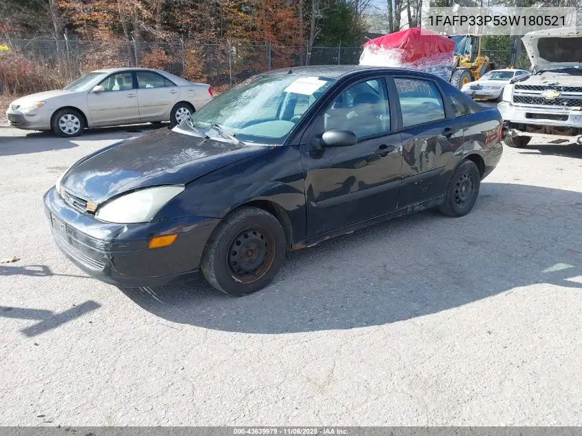 1FAFP33P53W180521 2003 Ford Focus Lx