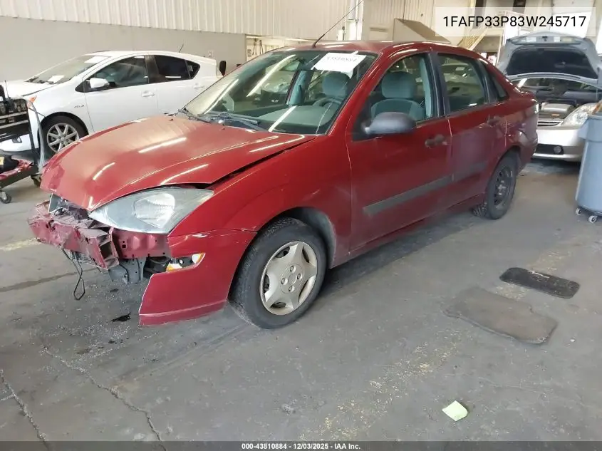1FAFP33P83W245717 2003 Ford Focus Lx