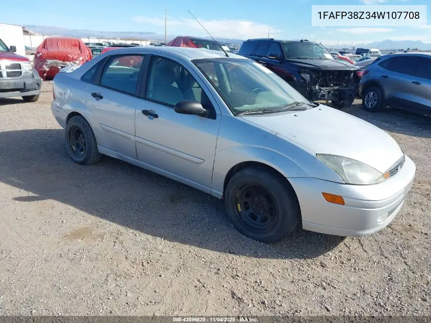 1FAFP38Z34W107708 2004 Ford Focus Zts