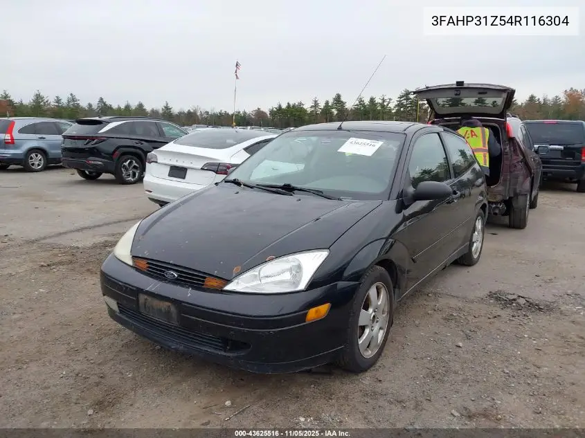 3FAHP31Z54R116304 2004 Ford Focus Zx3