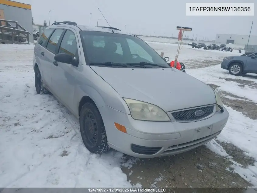 1FAFP36N95W136356 2005 Ford Focus Zxw