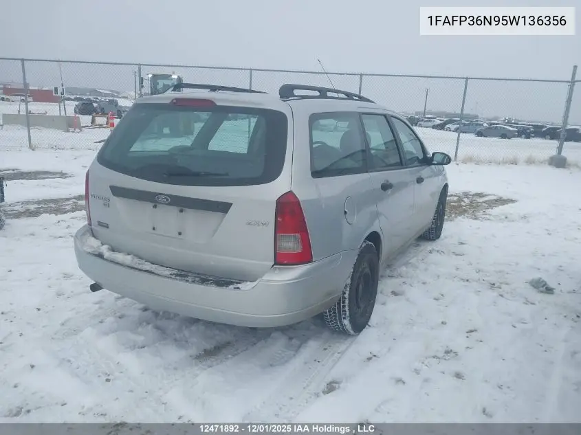 1FAFP36N95W136356 2005 Ford Focus Zxw