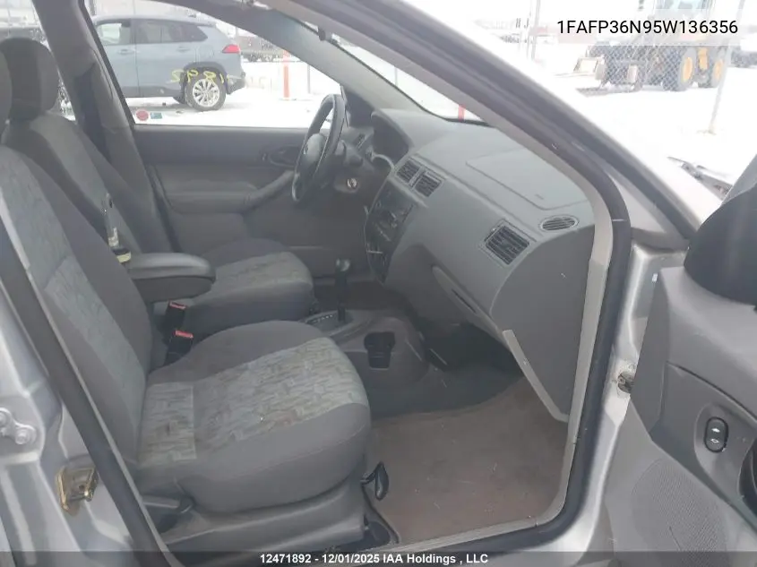 1FAFP36N95W136356 2005 Ford Focus Zxw